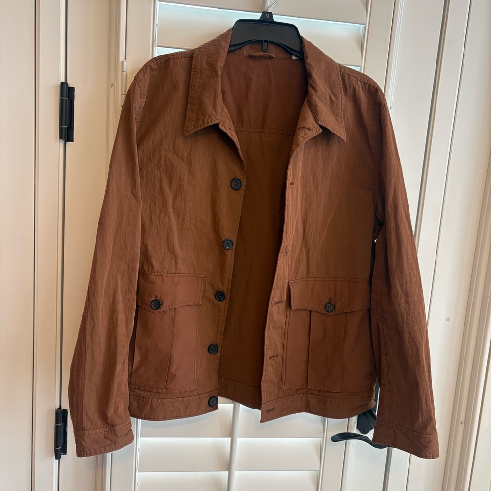 Elegant Brown Button-Up Jacket